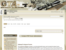 Tablet Screenshot of gatewaytoairguns.org